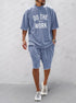 Casual Loose Fit Solid Sports Sets - Solorfit