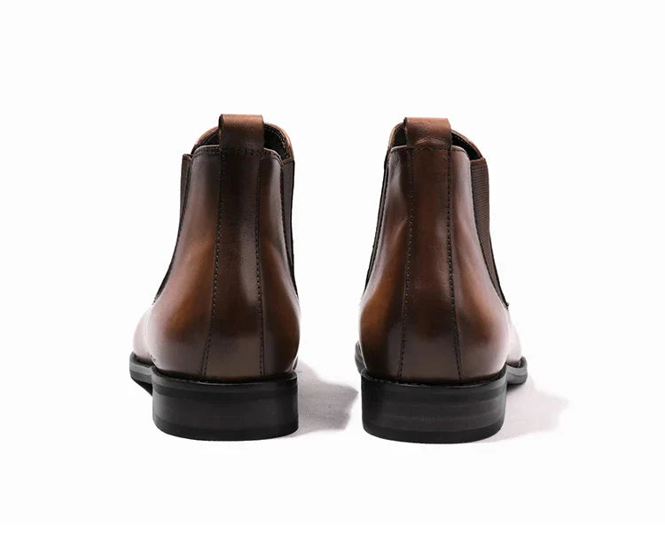 Leandro Bassano Genuine Leather Chelsea Boots - Solorfit