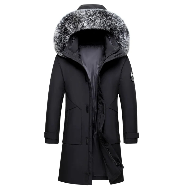 Men’s Parka Jacket Hooded Casual Outdoor Outerwear