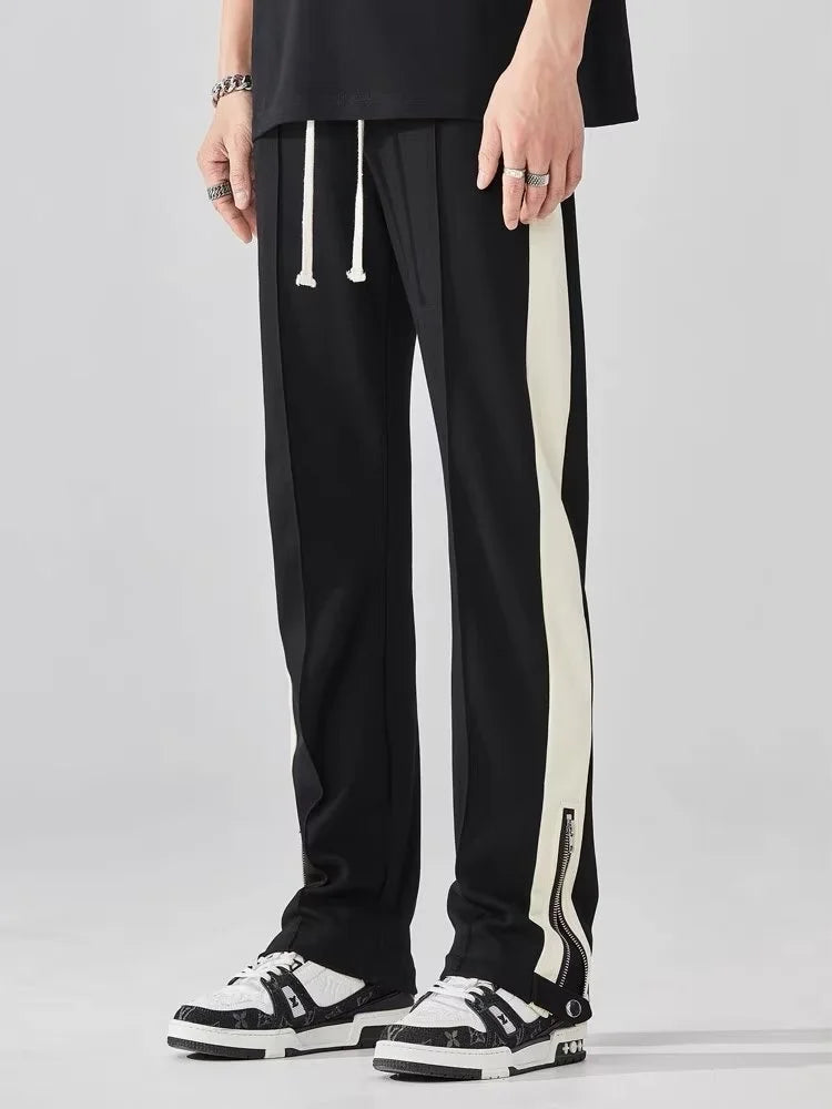 Palma De Mara - Cotton Blend Sweat Pants Wide Leg - Solorfit