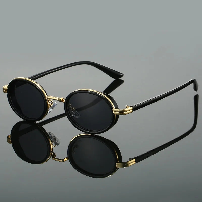 Round Polarized Sunglasses UV Protection Vintage Retro Fashion Eyewear