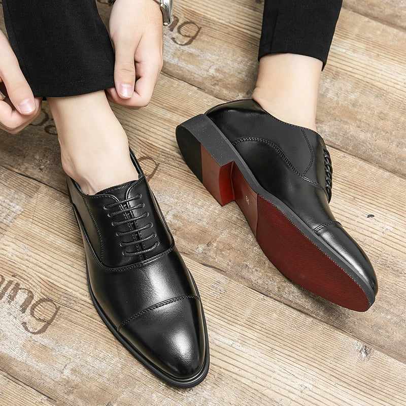 Luca Giordano Leather Oxford Shoes - Solorfit
