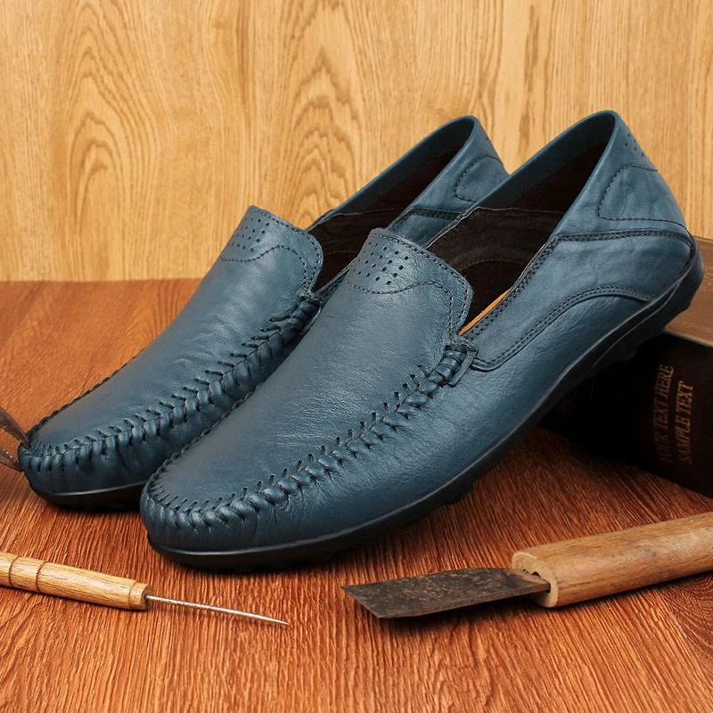 Aure Italian 100% Genuine Leather Loafers - Solorfit