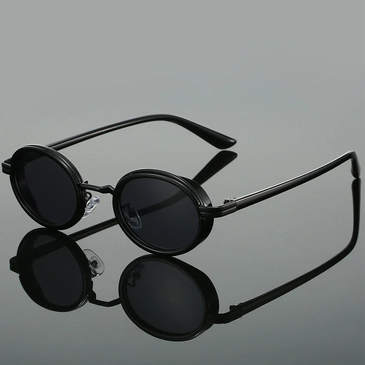 Round Polarized Sunglasses UV Protection Vintage Retro Fashion Eyewear