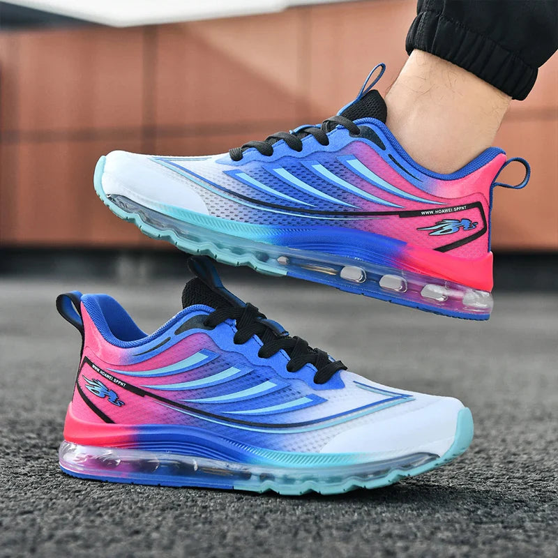 Men’s Air Cushion Running Shoes Lightweight Athletic Walking Sneakers