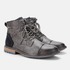 Men’s Leather Ankle Boots - Durable Slip-Resistant Sole - Casual Comfortable Fit - Solorfit