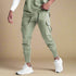 Men's Quick-Dry Cargo Joggers with Tapered Fit and Multiple Pockets - Solorfit