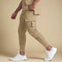 Men's Quick-Dry Cargo Joggers with Tapered Fit and Multiple Pockets - Solorfit