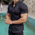 Men’s Slim Fit Short Sleeve Stretch Shirt – Wrinkle-Resistant Dress Blouse - Solorfit