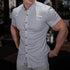 Men’s Slim Fit Short Sleeve Stretch Shirt – Wrinkle-Resistant Dress Blouse - Solorfit