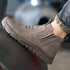 Men’s Steel Toe Work Boots – Durable Safety Boots with Slip-Resistant Sole - Solorfit
