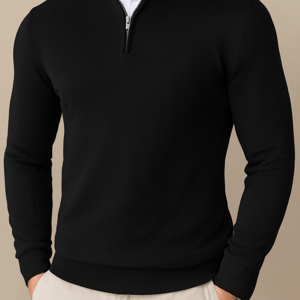 Ewan – Men’s Quarter Zip Up Sweater