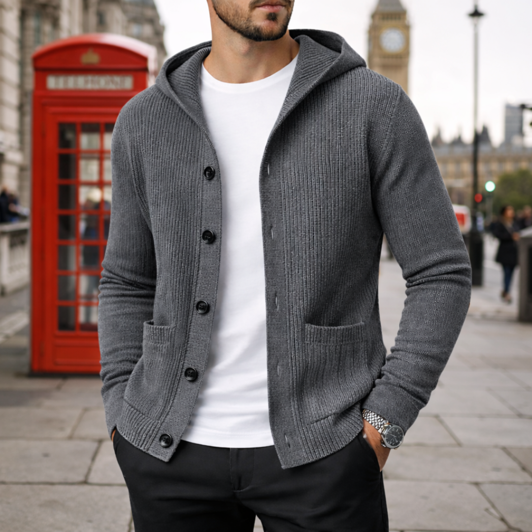 Thomas Men Knit Cardigan  | Reliable Everyday Comfort
