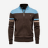 Tom Carter Men Complex Zip-Up Sweater - Solorfit