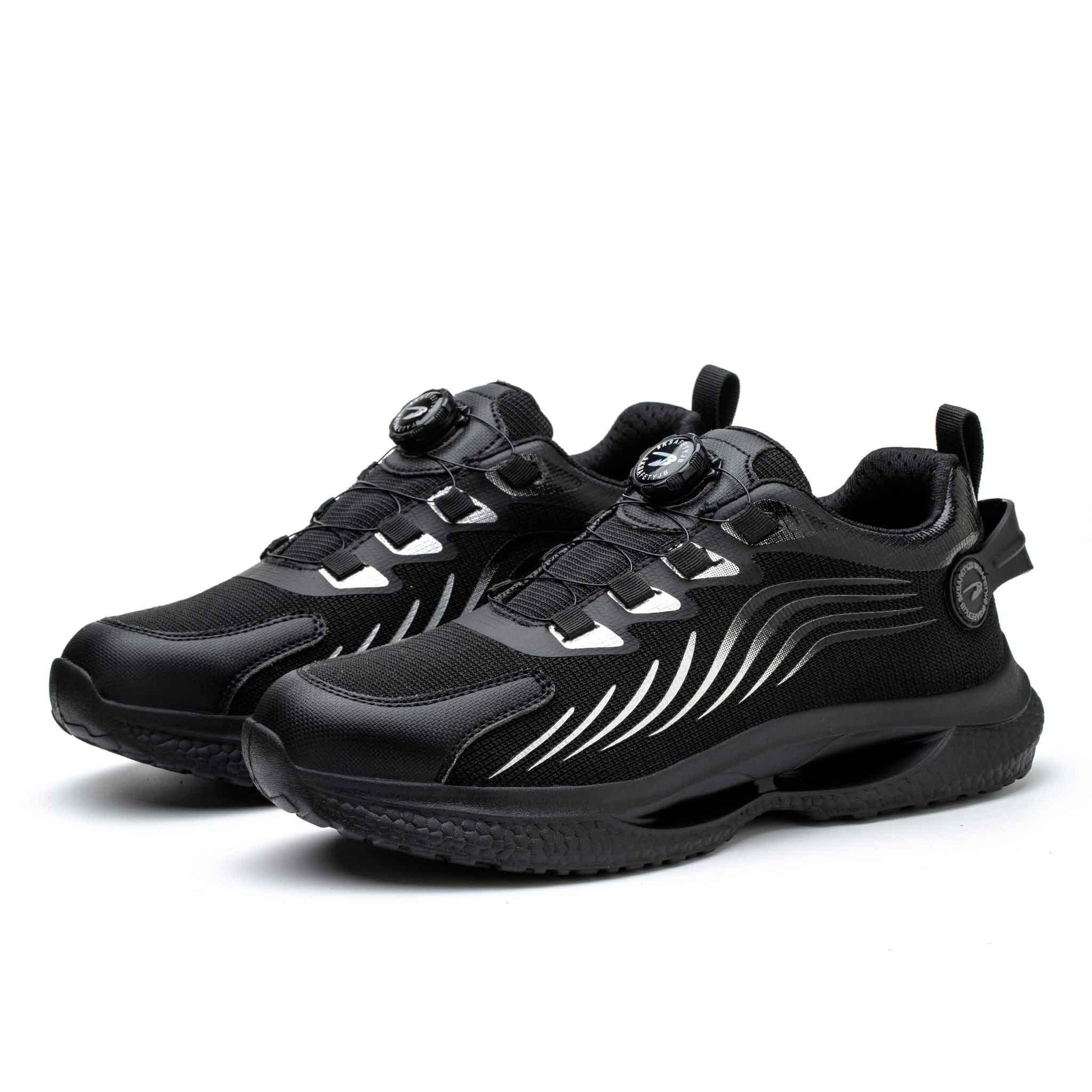 Men’s Steel Toe Safety Sneakers Breathable Lightweight Work Shoes Slip Resistant