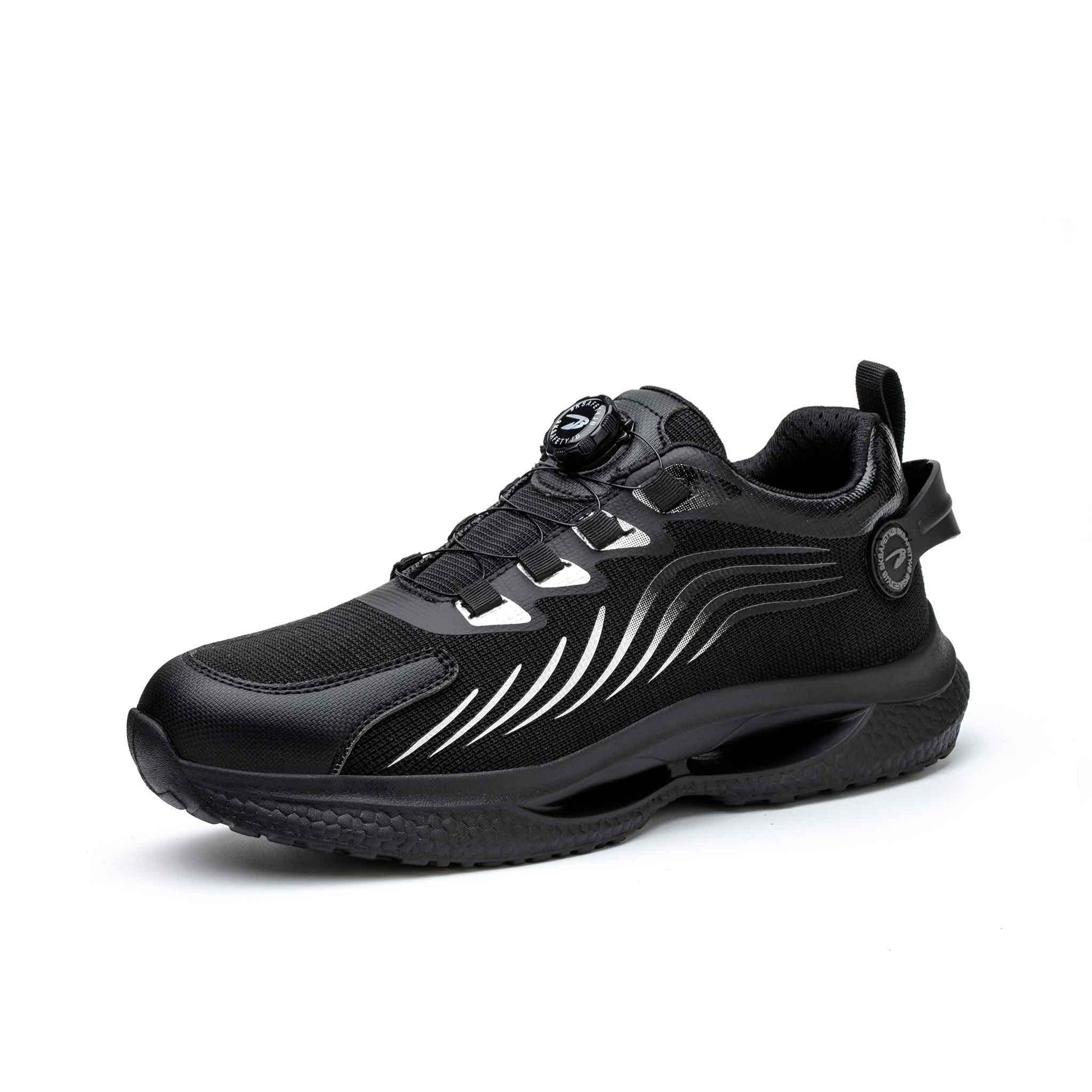Men’s Steel Toe Safety Sneakers Breathable Lightweight Work Shoes Slip Resistant