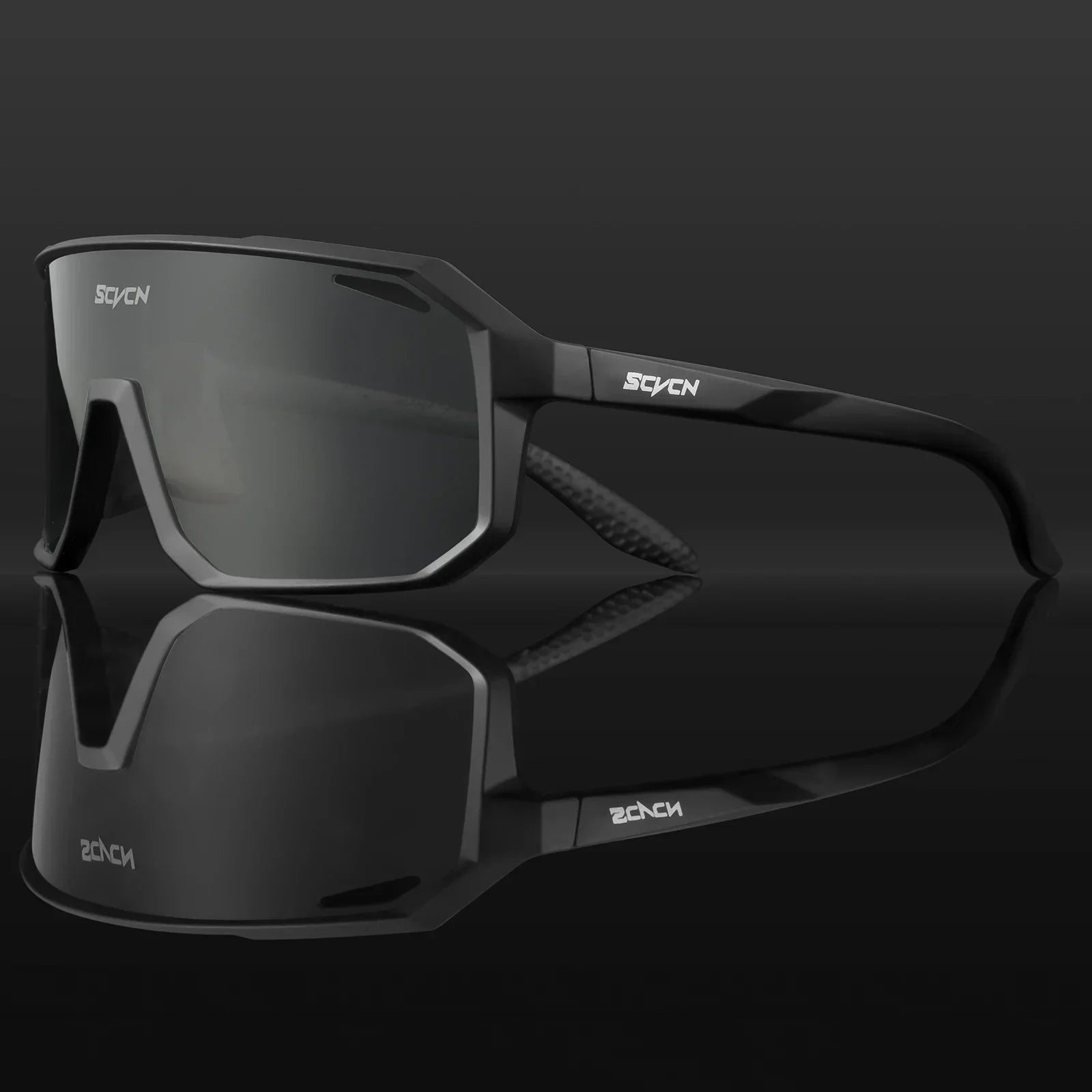 Polarized Shield Cycling Sunglasses UV Protection Sports Performance Eyewear