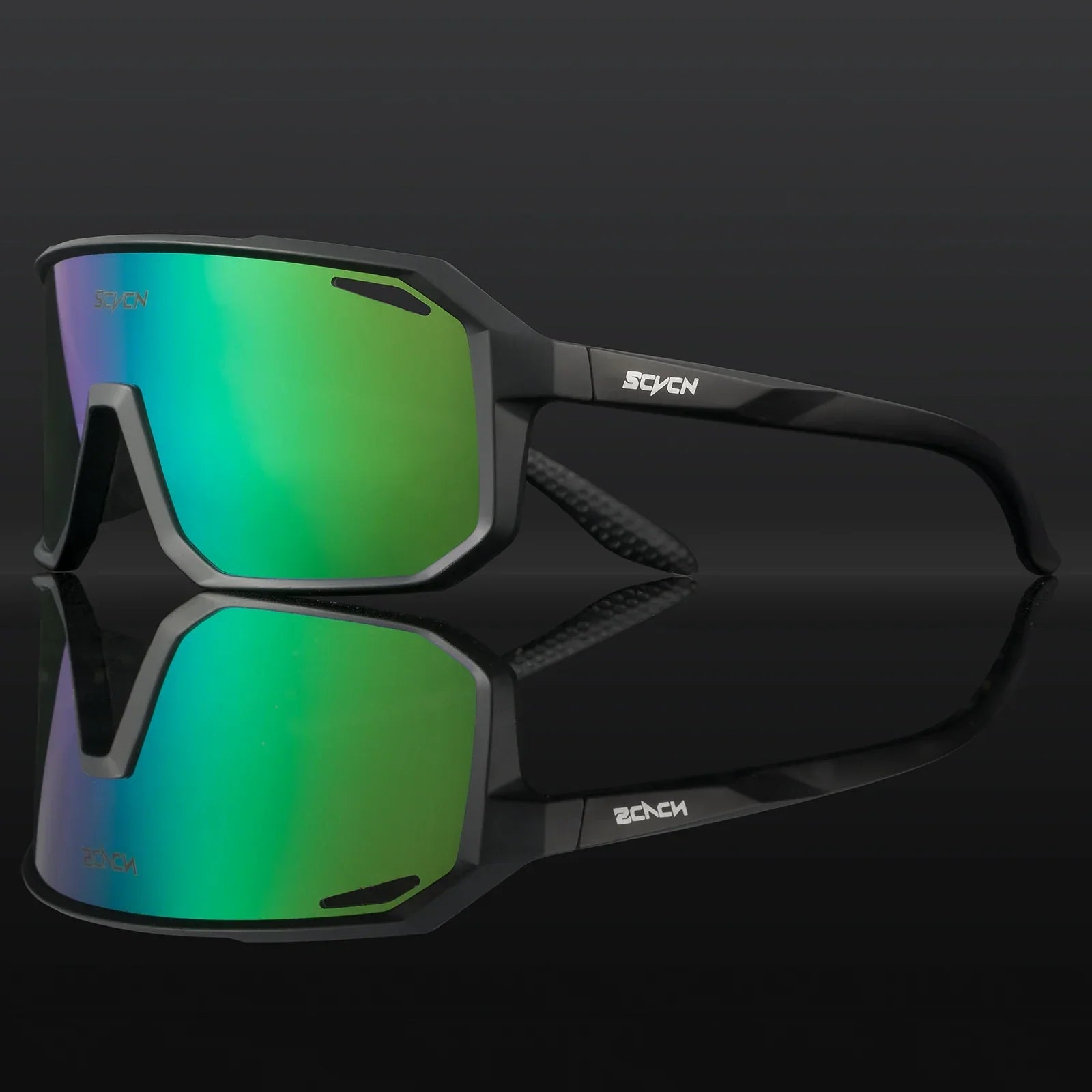 Polarized Shield Cycling Sunglasses UV Protection Sports Performance Eyewear