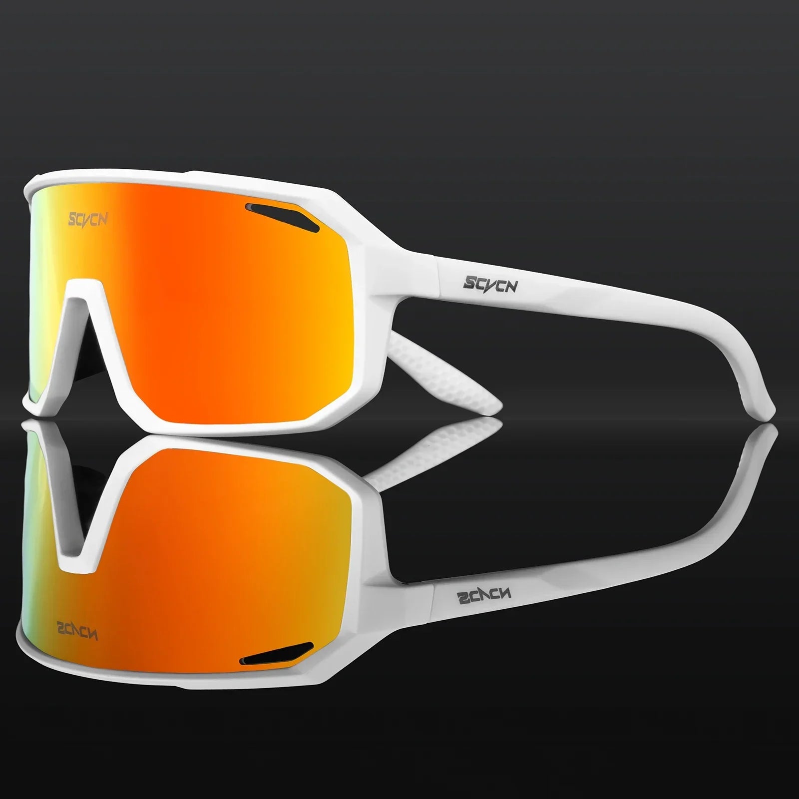 Polarized Shield Cycling Sunglasses UV Protection Sports Performance Eyewear