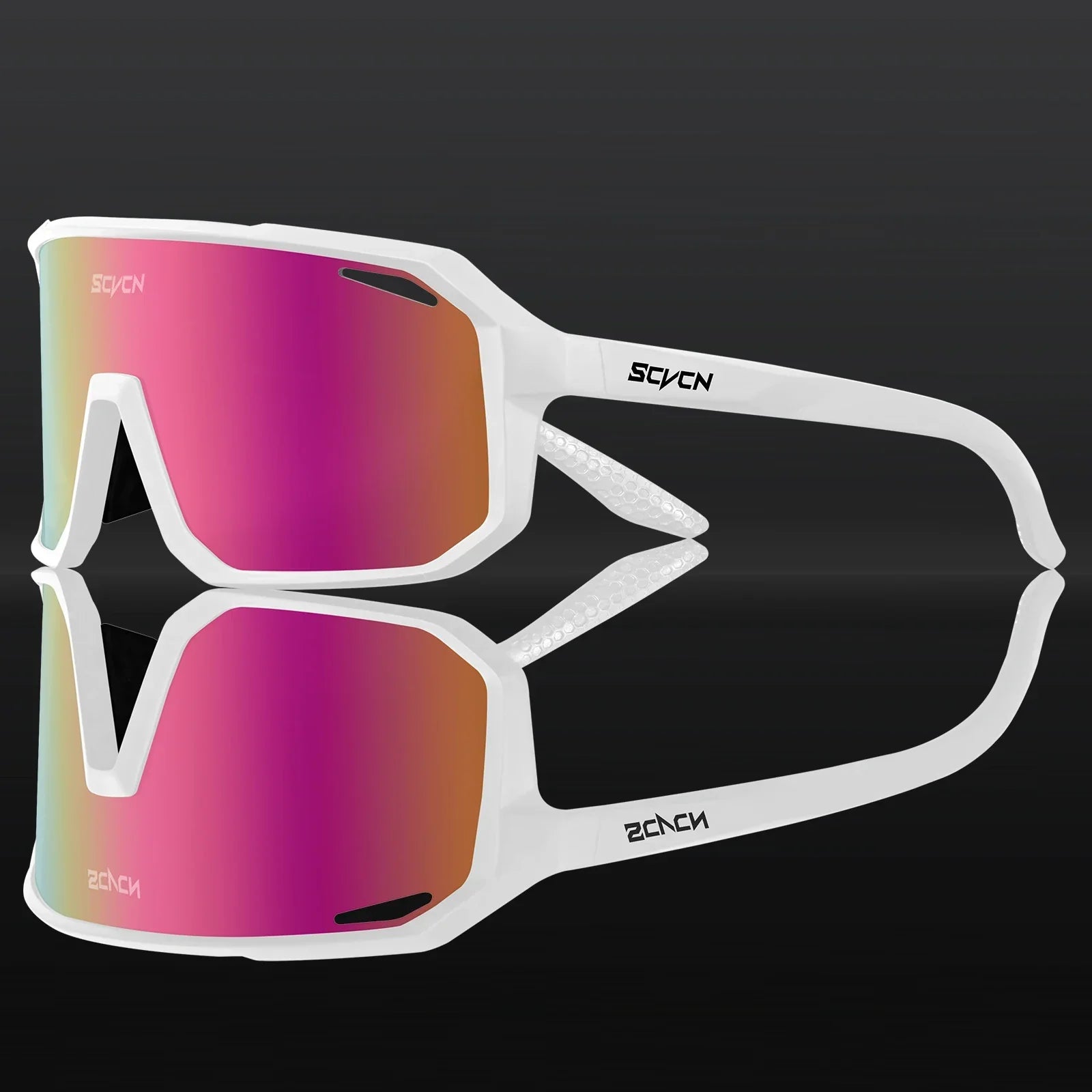 Polarized Shield Cycling Sunglasses UV Protection Sports Performance Eyewear