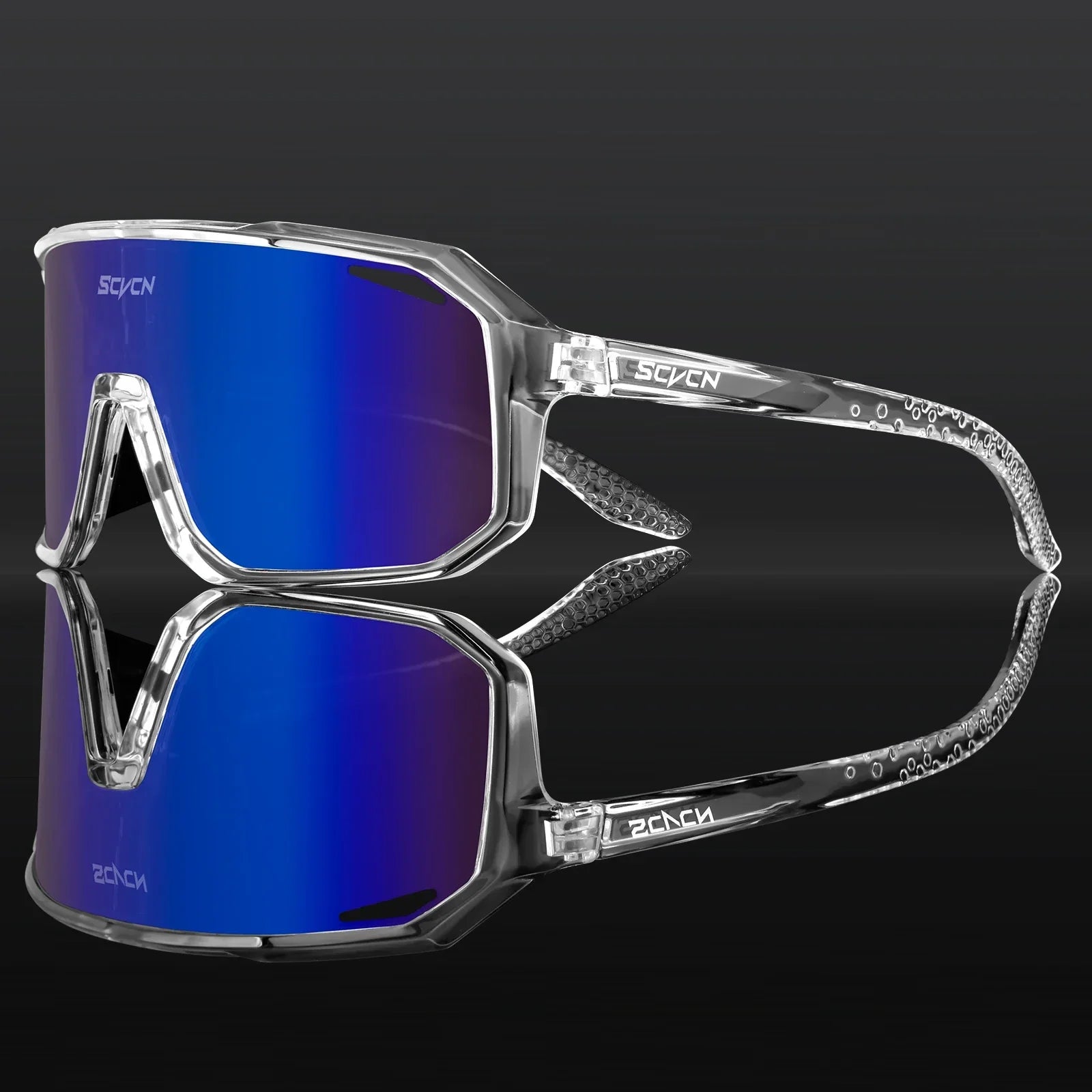 Polarized Shield Cycling Sunglasses UV Protection Sports Performance Eyewear