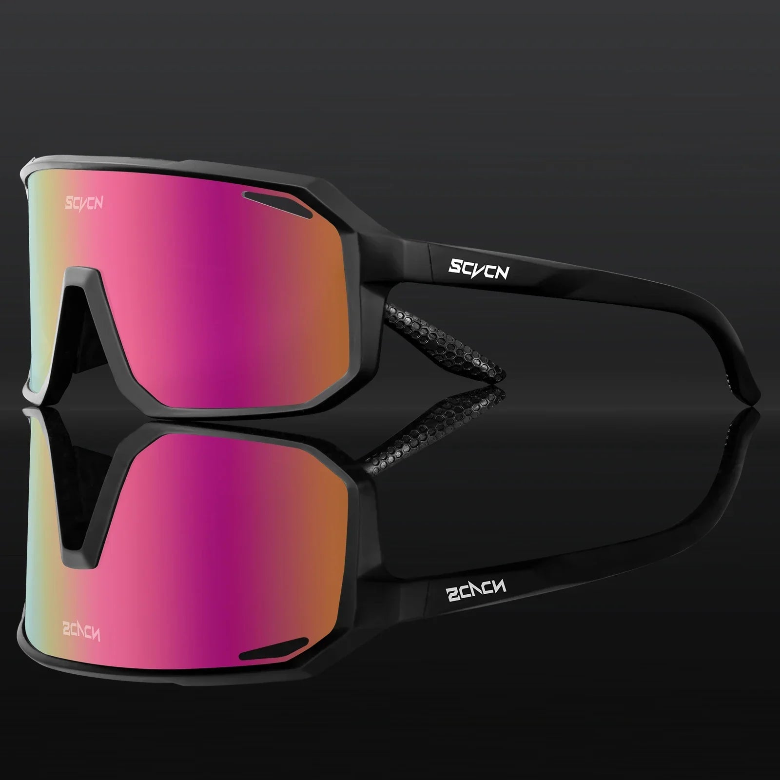 Polarized Shield Cycling Sunglasses UV Protection Sports Performance Eyewear