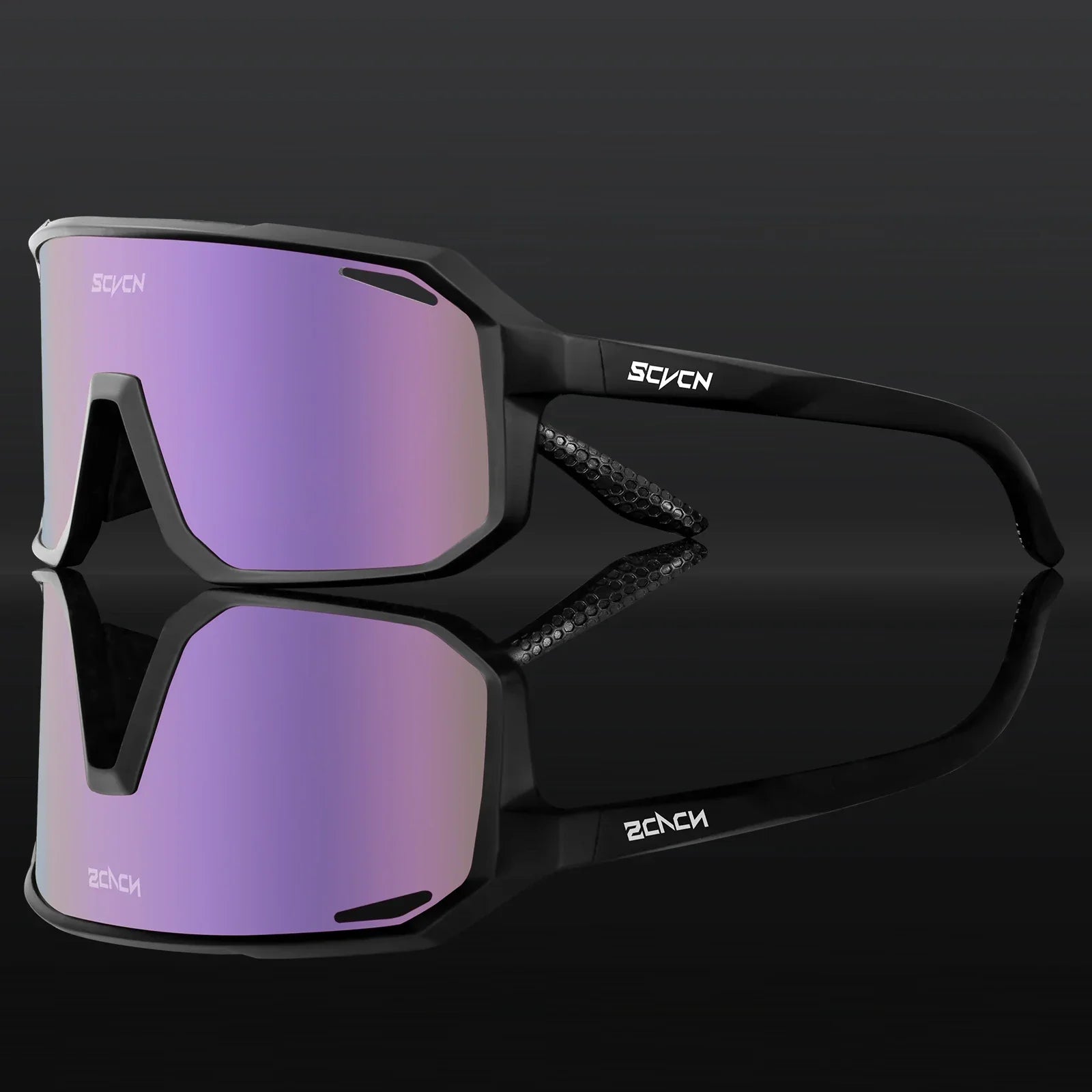 Polarized Shield Cycling Sunglasses UV Protection Sports Performance Eyewear