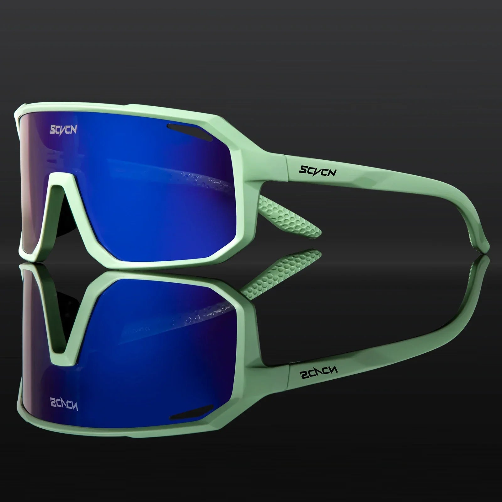 Polarized Shield Cycling Sunglasses UV Protection Sports Performance Eyewear