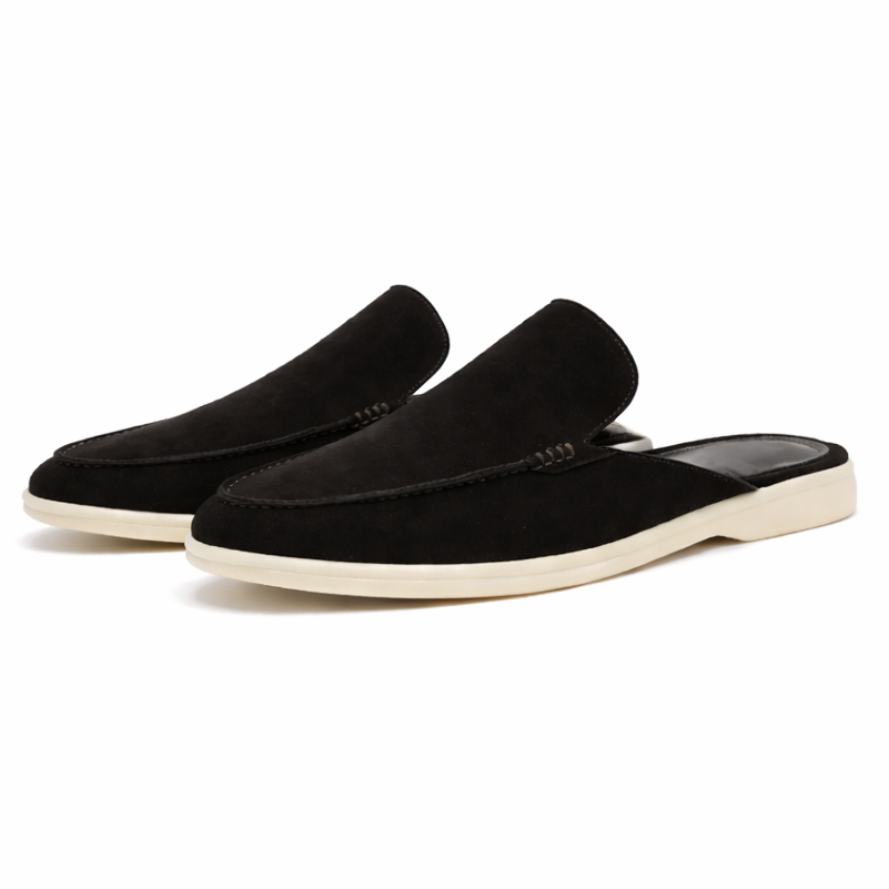 Men’s Slip On Mule Loafers Casual Backless Comfort Shoes