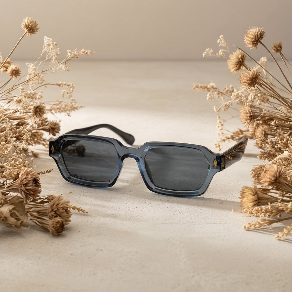 Square Frame Sunglasses UV Protection Fashion Outdoor Eyewear