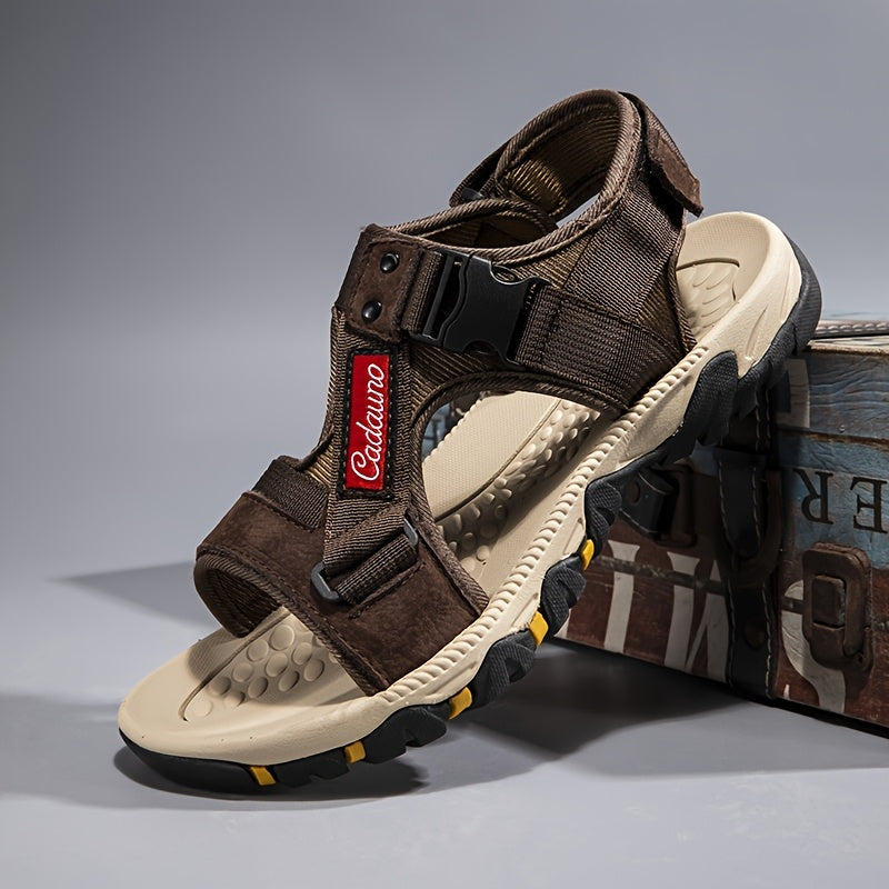 Men’s Orthopedic Outdoor Sport Sandals Adjustable Hook and Loop Comfort Shoes