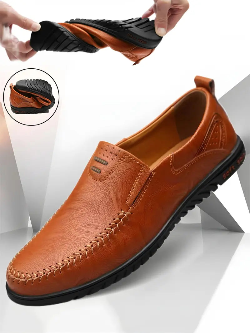 Men’s Slip On Casual Loafers Comfortable Everyday Work Shoes