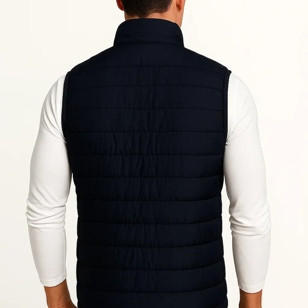 Men's Autumn Lightweight Zip-Up Puffer Gilet Bodywarmer