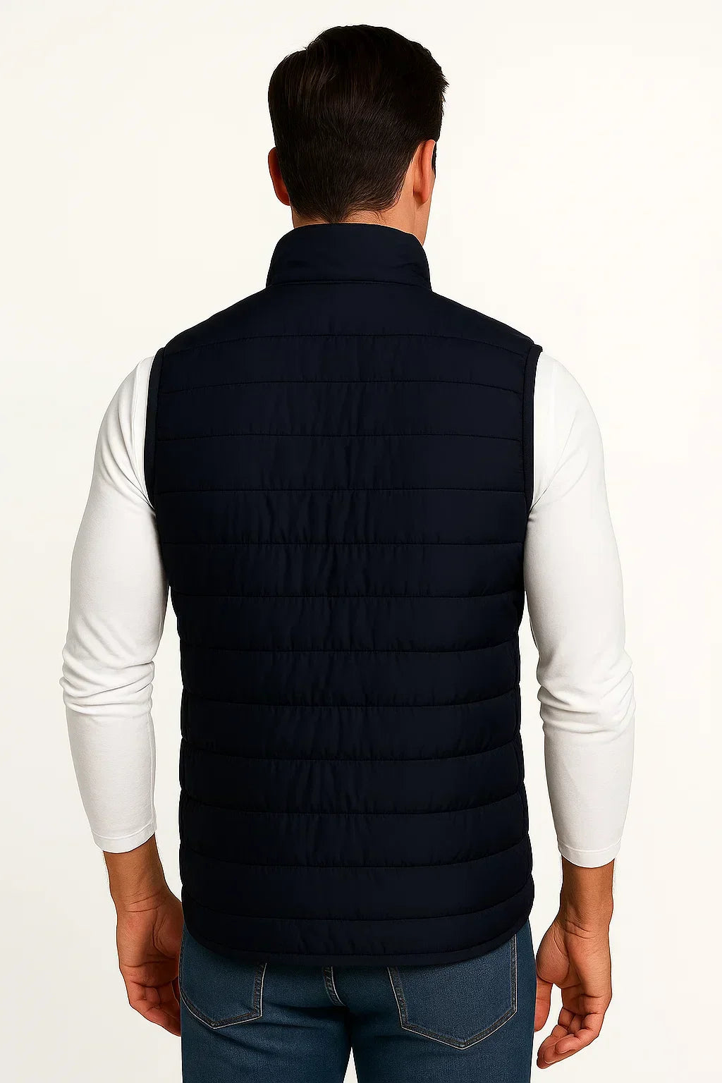 Men’s Lightweight Puffer Vest Sleeveless Zip Up Casual Outdoor Jacket