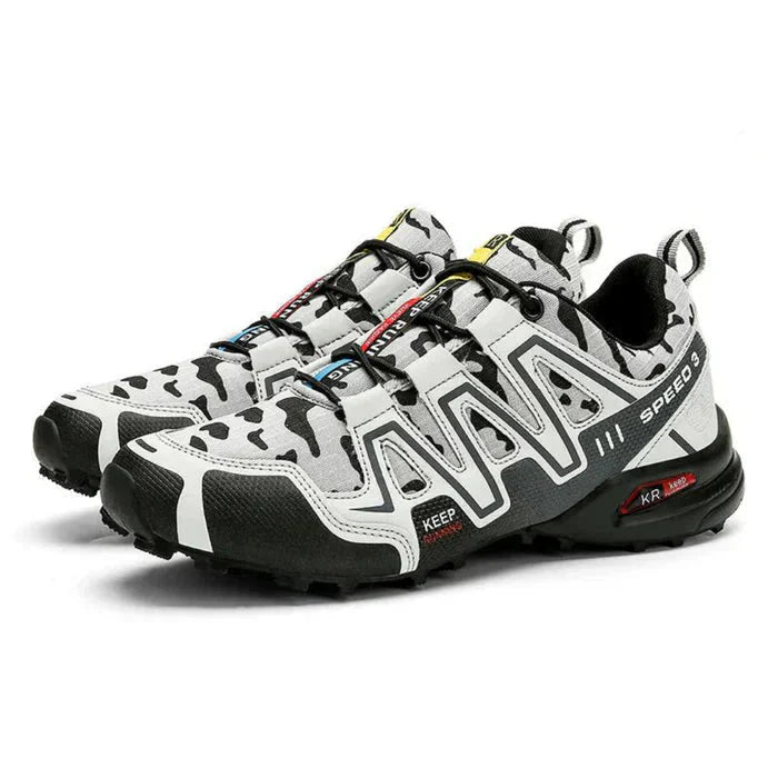 Men's Camouflage Trail Running Trainers for Hiking and Sports