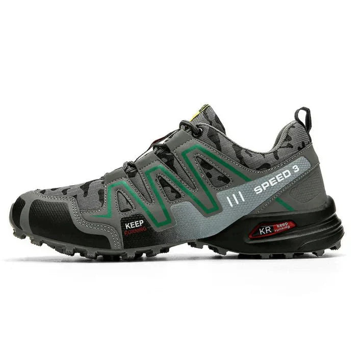 Men's Camouflage Trail Running Shoes Outdoor Hiking Sneakers Sports Footwear