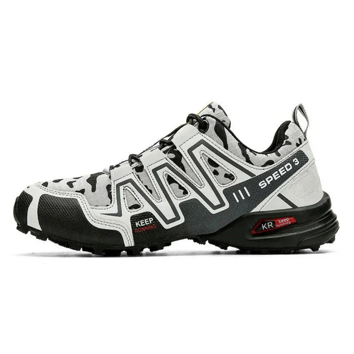 Men's Camouflage Trail Running Shoes Outdoor Hiking Sneakers Sports Footwear