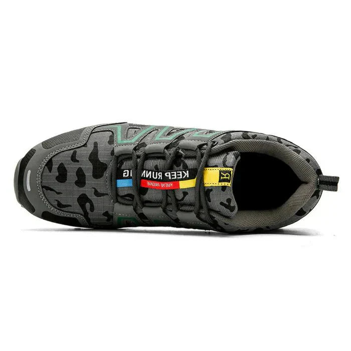 Men's Camouflage Trail Running Shoes Outdoor Hiking Sneakers Sports Footwear