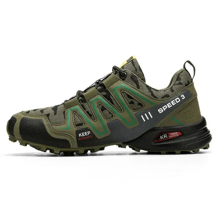 Men's Camouflage Trail Running Shoes Outdoor Hiking Sneakers Sports Footwear
