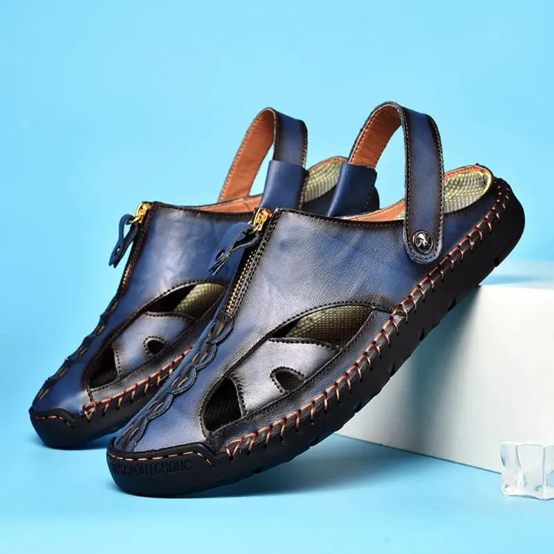 Men’s Casual Sandals Closed Toe Slip On Comfort Summer Shoes