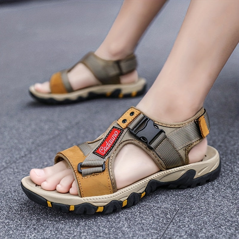Men’s Orthopedic Outdoor Sport Sandals Adjustable Hook and Loop Comfort Shoes