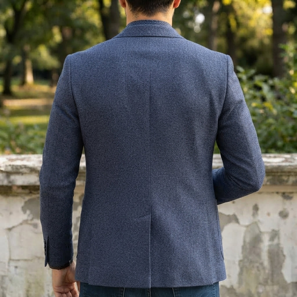 Men’s Casual Blazer Jacket Button Front Business Outerwear
