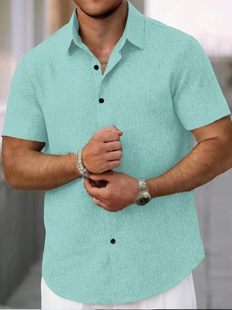 Men’s Lightweight Classic Short Sleeve Shirt – Perfect Summer Top