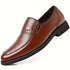 Men’s Leather Loafers – Lightweight Breathable Slip-On Shoes - Solorfit
