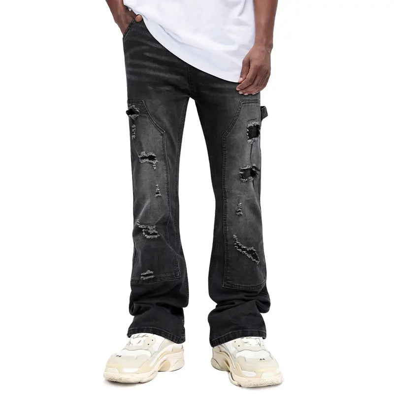 Men’s Cargo Pants Loose Fit Casual Streetwear Utility Trousers