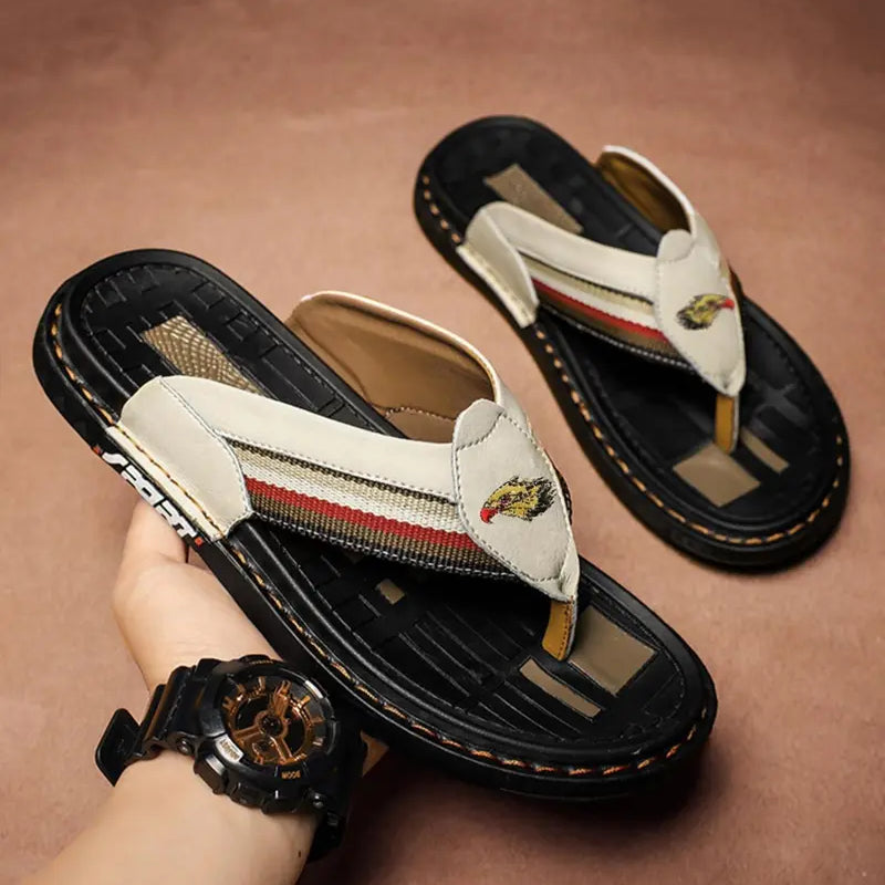 Men’s Casual Flip Flops Lightweight Comfortable Beach and Summer Sandals