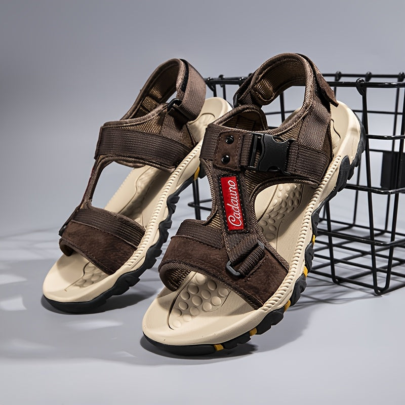 Men’s Orthopedic Outdoor Sport Sandals Adjustable Hook and Loop Comfort Shoes