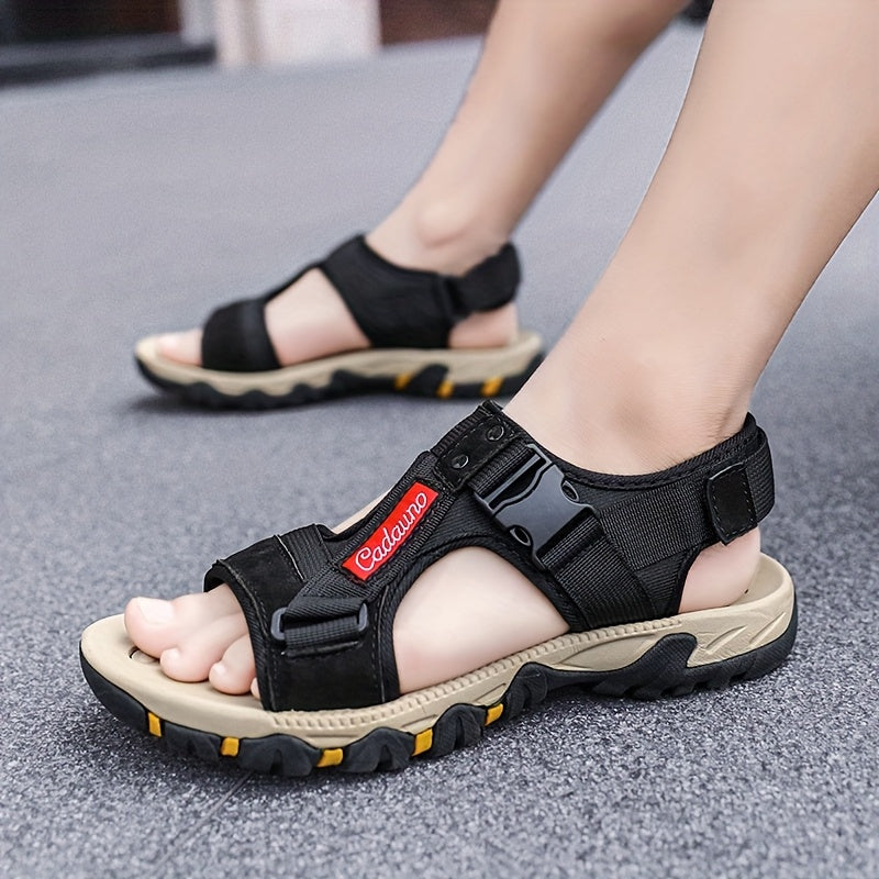 Men’s Orthopedic Outdoor Sport Sandals Adjustable Hook and Loop Comfort Shoes