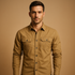 Cotton Cargo Shirt Blouse with Pockets for Men | Dorian - Solorfit
