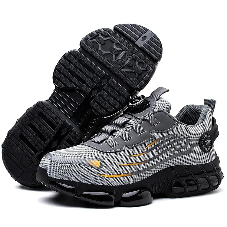 Steel Toe Safety Shoes Outdoor Non-slip Sole Sports Work Shoes - Solorfit